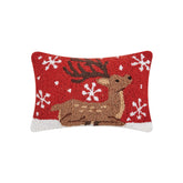 Pillow Hook Sitting Reindeer