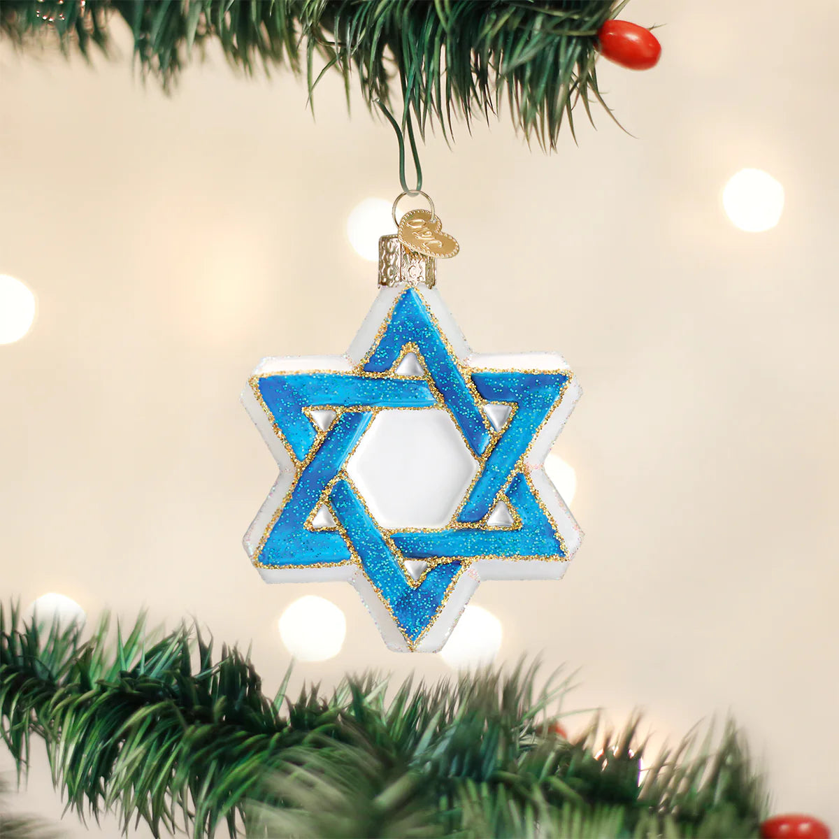 Old World Christmas - Star Of David Ornament