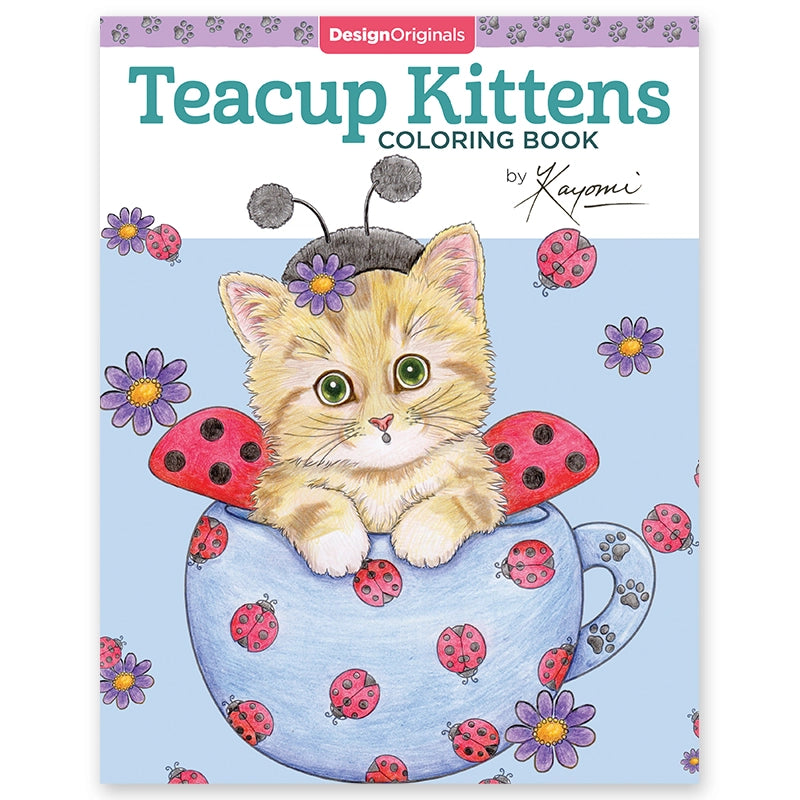 Coloring Book Teacup Kittens