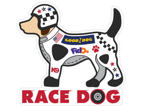 Decal Race Dog