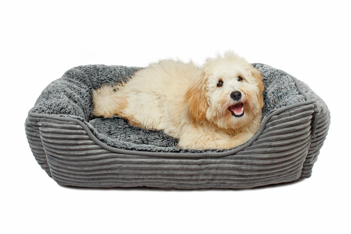 Precious Tails - Pet Bed Cuddler Super Plush Corduroy Sherpa