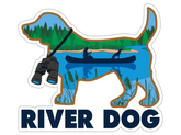 Decal River Dog