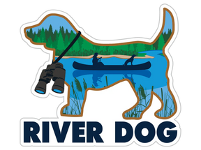 Decal River Dog