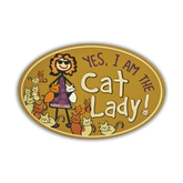 Magnet Flexible "Yes, I Am A The Cat Lady"