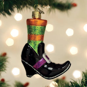 Old World Christmas - Witches Shoe Ornament