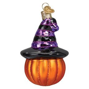 Old World Christmas - Witch Pumpkin Ornament