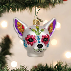 Old World Christmas - Dia De Los Muertos Dog Ornament