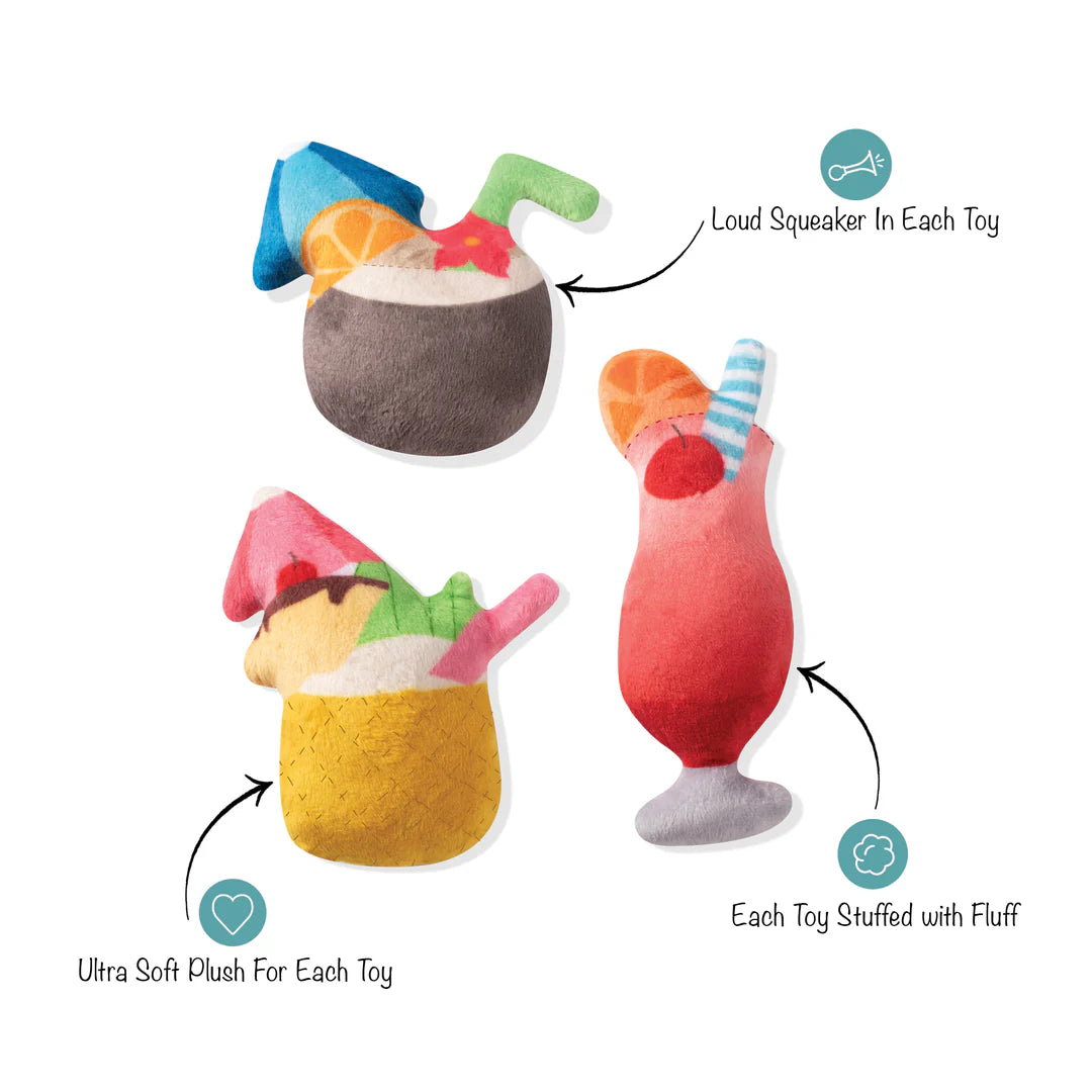 Petshop by Fringe Studio - Tropical Fruit Punch Mini Dog Toys