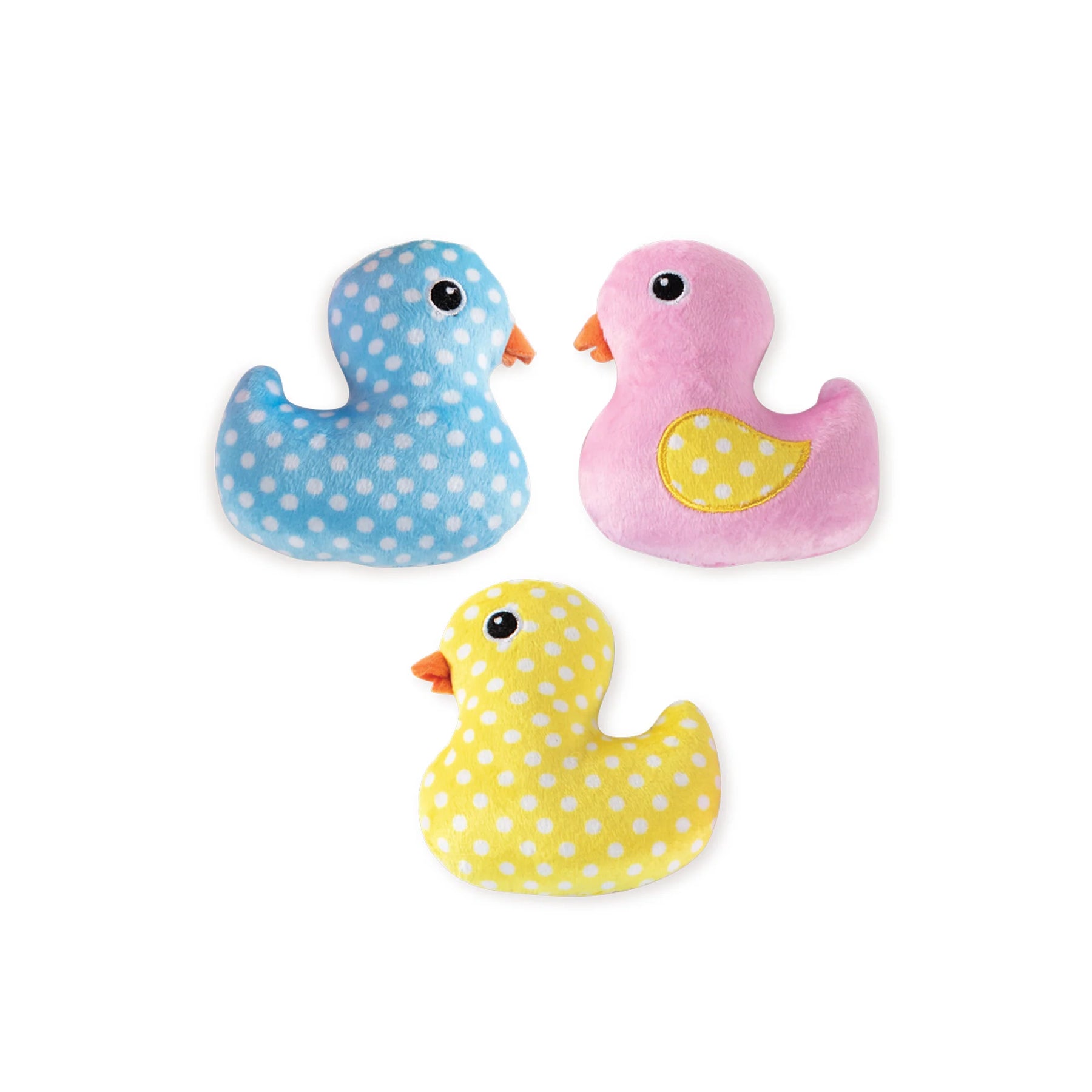 Petshop by Fringe Studio - Dog Toy Rubber Ducky Set 3 Piece Set