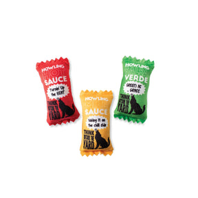 Petshop by Fringe Studio - Dog Toy 3 Pc Set Howling Hot