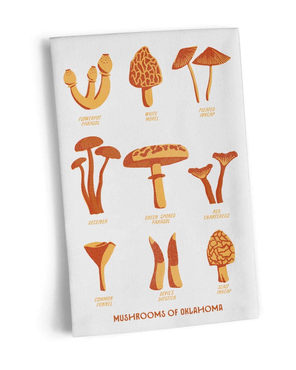 Shop Good - Tea Towel Mushrooms Of Oklahoma