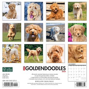 2024 Goldendoodles Calendar