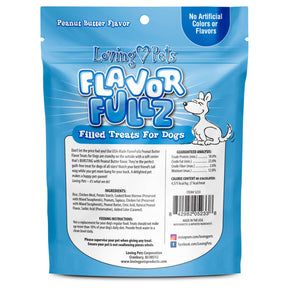 Loving Pets Inc. - Flavorfullz Peanut Butter Flavor Filled Treats For Dogs