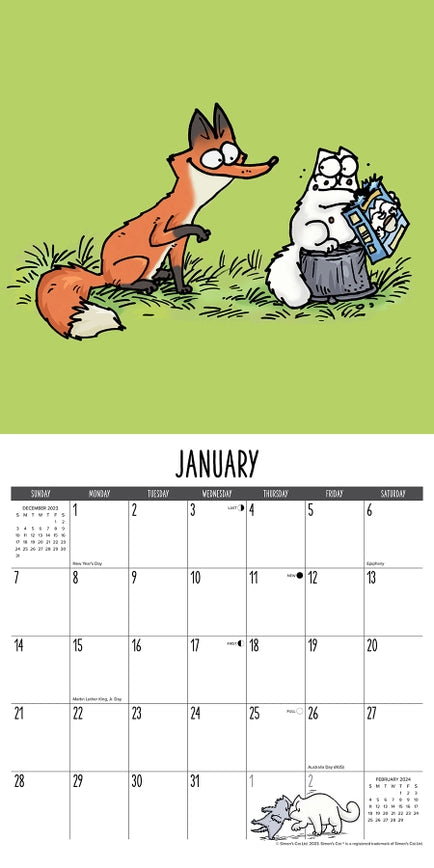 2024 Simon's Cat Calendar