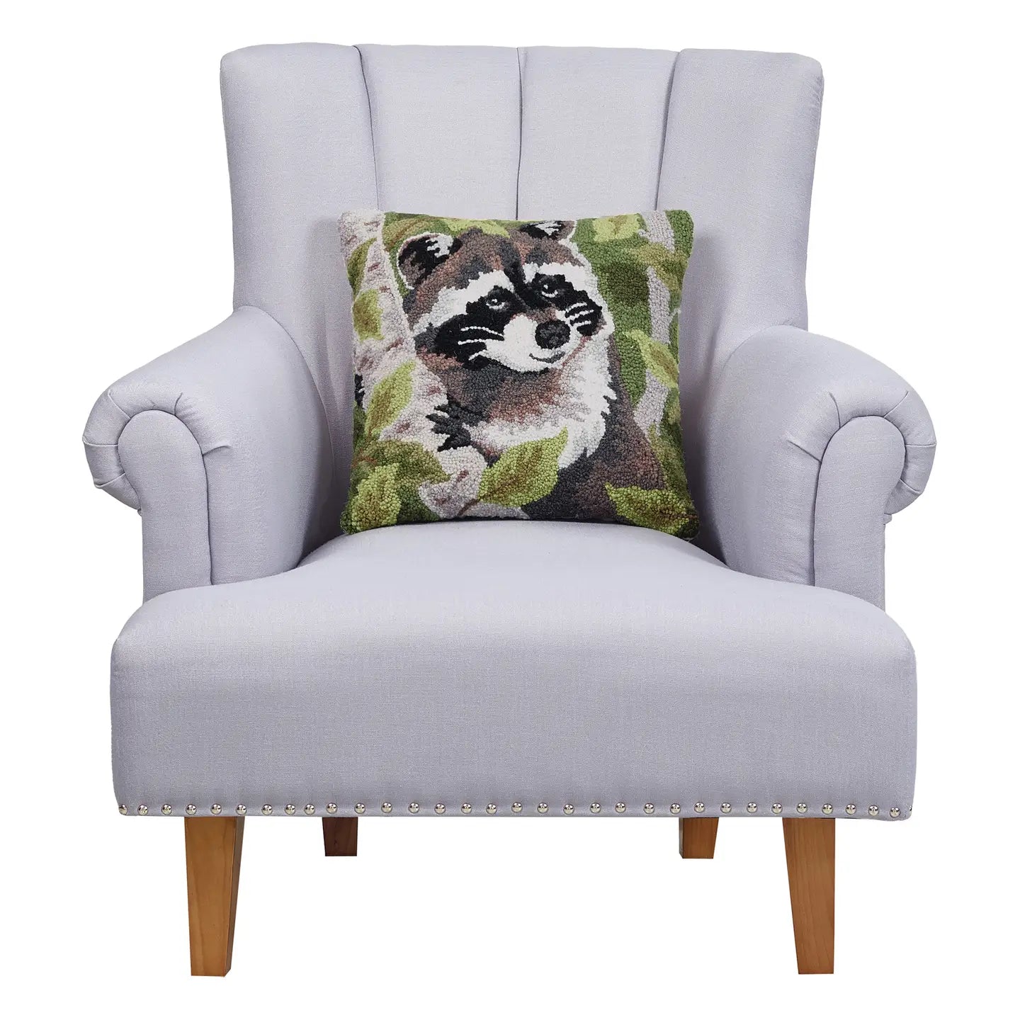 Peking Handicraft - Pillow Raccoon in the Trees
