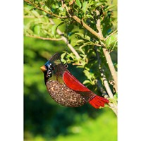 Bird Feeder Holiday Poinsettia - Cardinal