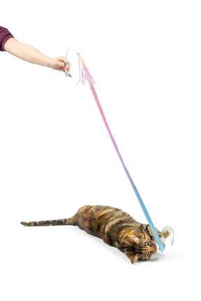 Huxley & Kent - Dance & Lure Pastel Wand Cat Toy