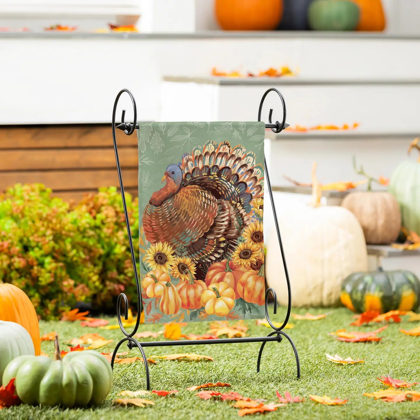 Evergreen Enterprises - Flag Grateful Gathering Turkey