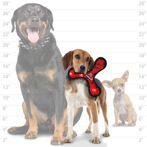 Tuffy Dog Toys - Tuffy Jr Boomerang Red Paw