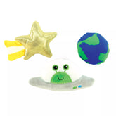 Coastal - Outer Space Plush Earth, Alien In UFO, Shooting Star Li'l Pals