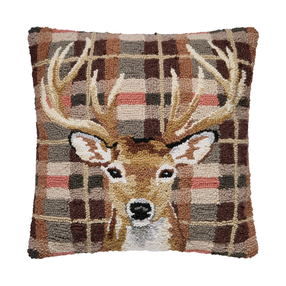 Peking HandiCraft - Pillow Hook Deer Tartan