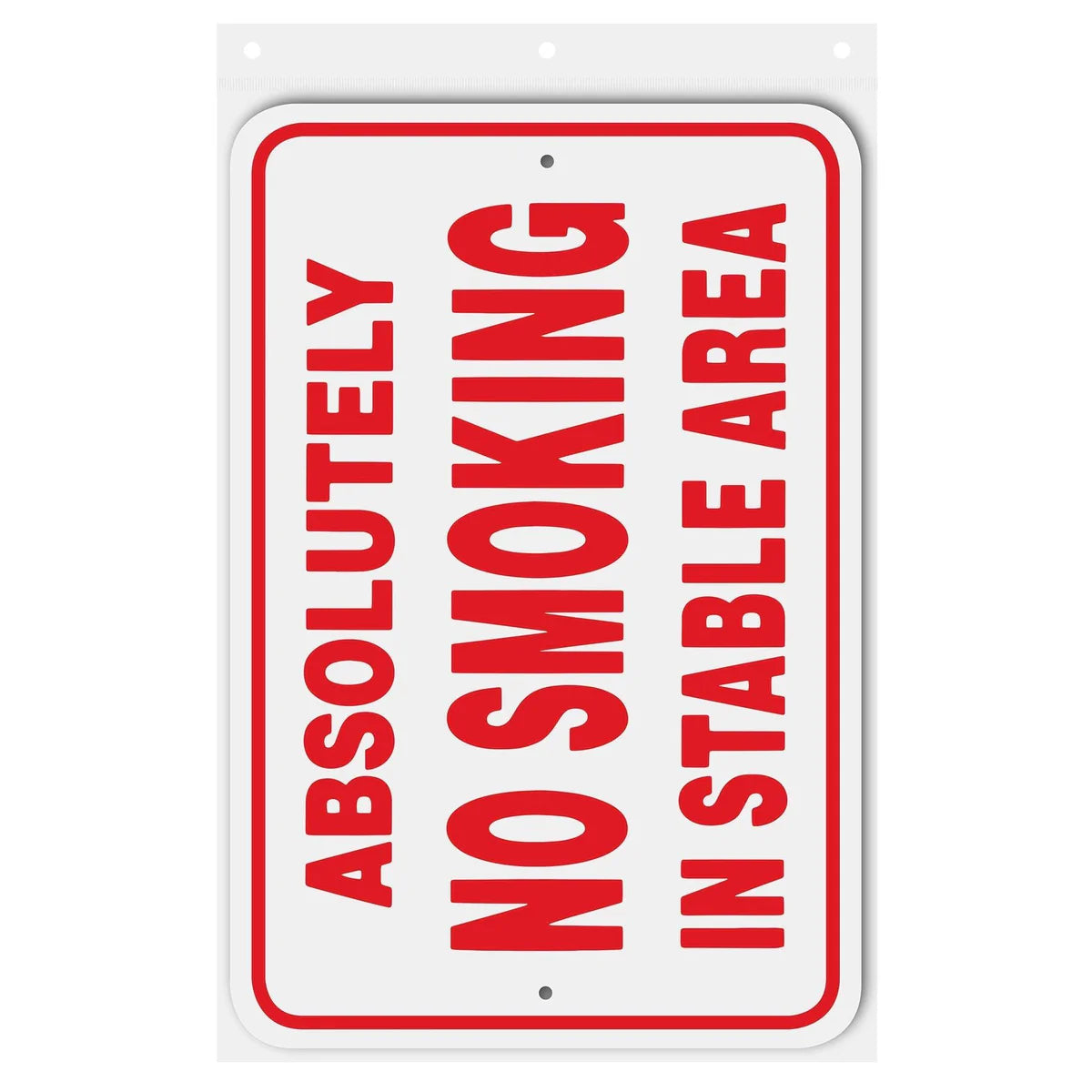 Noble Beasts - Sign Absolutely No Smoking In Stable Area