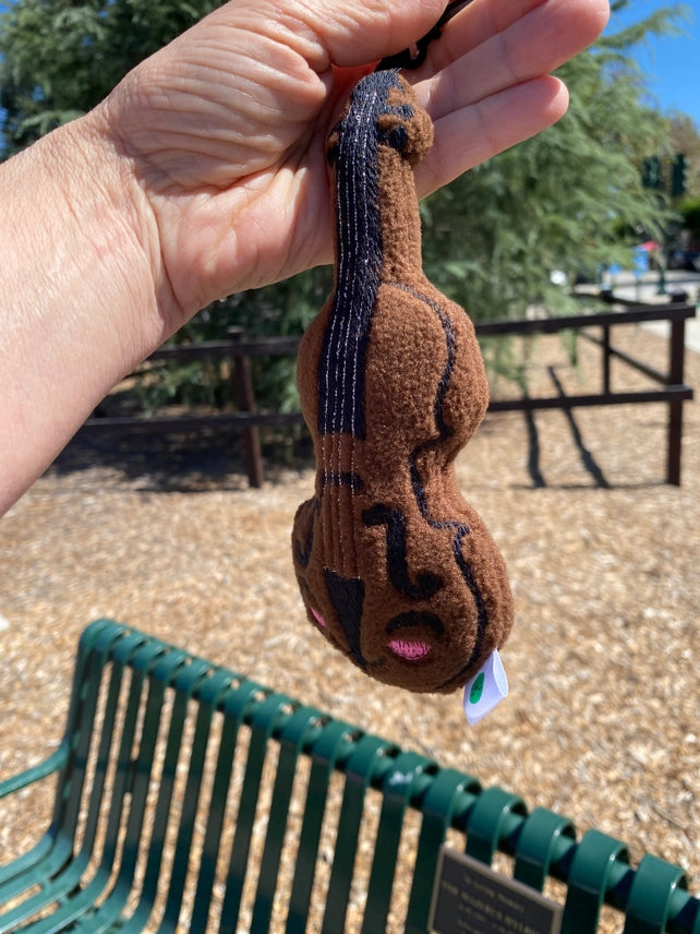 Screaming Pickles - Cat Toy Violin Plush With Catnip