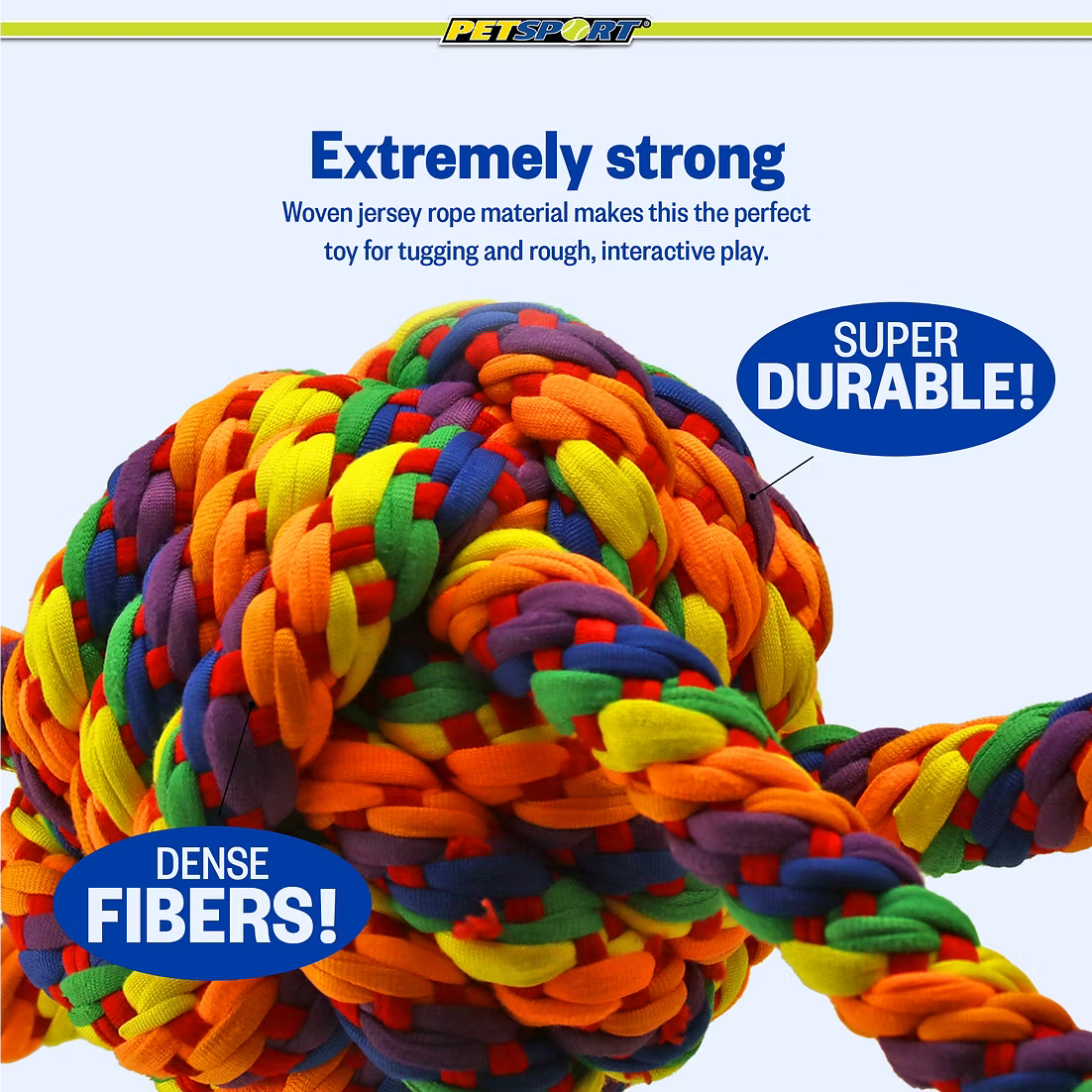 Petsport USA - Kaleidoscope Rope Double