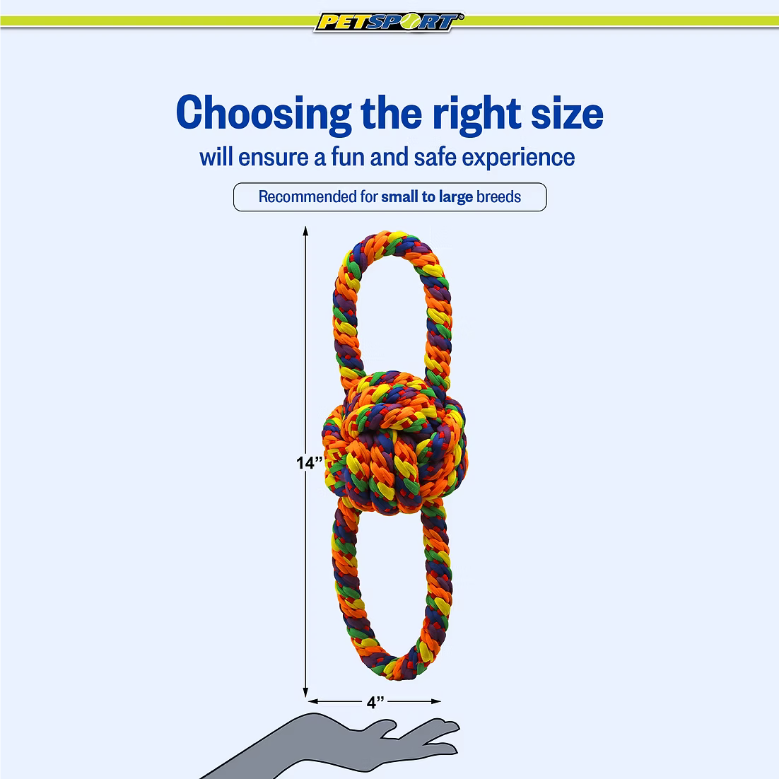 Petsport USA - Kaleidoscope Rope Double