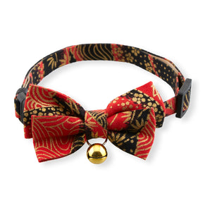 Cat Collar Gilded Gold Bow Tie