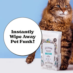 Pet-Pourri Pet Coat Wipes Pawsitively Fresh Scent