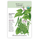 Botanical Interests, Inc. - Bean Bush (Green) Contender Seeds