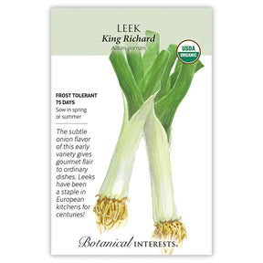 Botanical Interests, Inc. - King Richard Leek Seeds