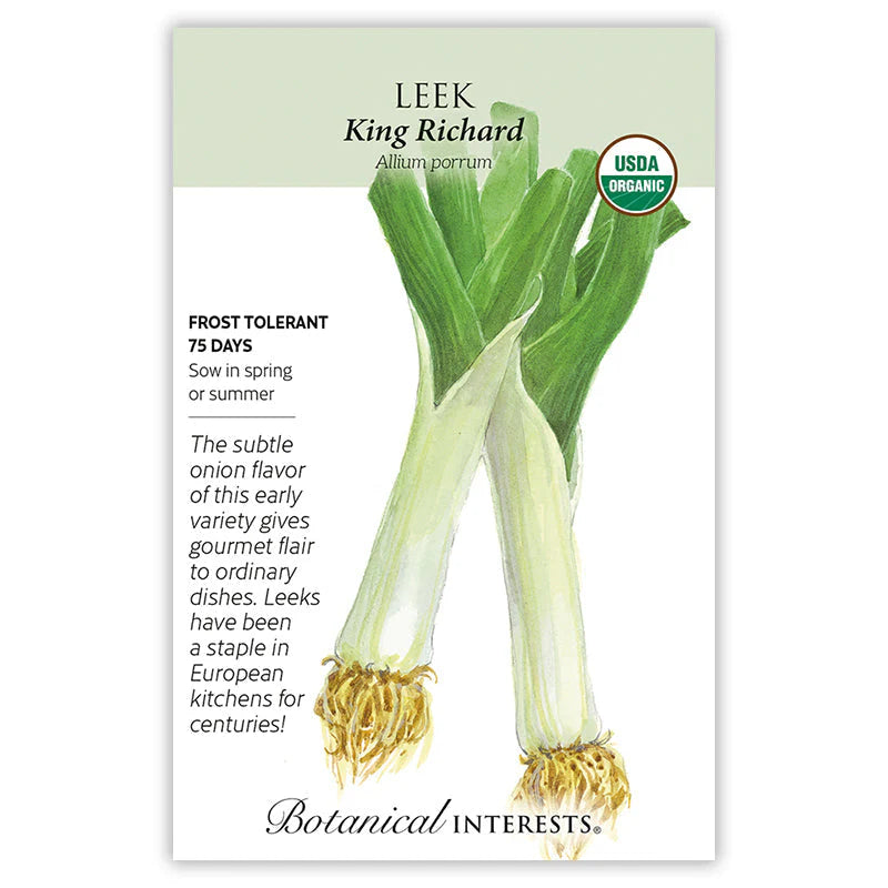 Botanical Interests, Inc. - King Richard Leek Seeds