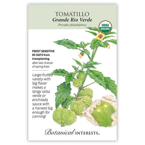 Botanical Interests, Inc. - Tomatillo Grande Rio Verde Seeds