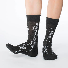 Good Luck Sock -Dancing Skeleton Socks Women's