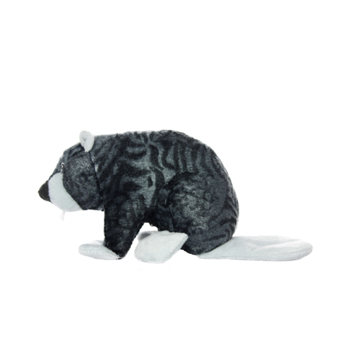 Tuffy Dog Toys - Mighty Jr Nature Beaver Plush Squeaky Durable Toy