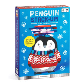 Stack-up Wooden Penguin Balancing Game