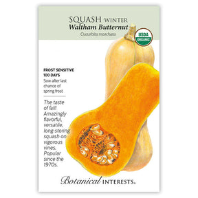 Botanical Interests, Inc. - Waltham Butternut Winter Squash Seeds