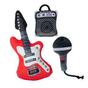 Petshop by Fringe Studio - Dog Toy 3 Pc Set Ready To Rock