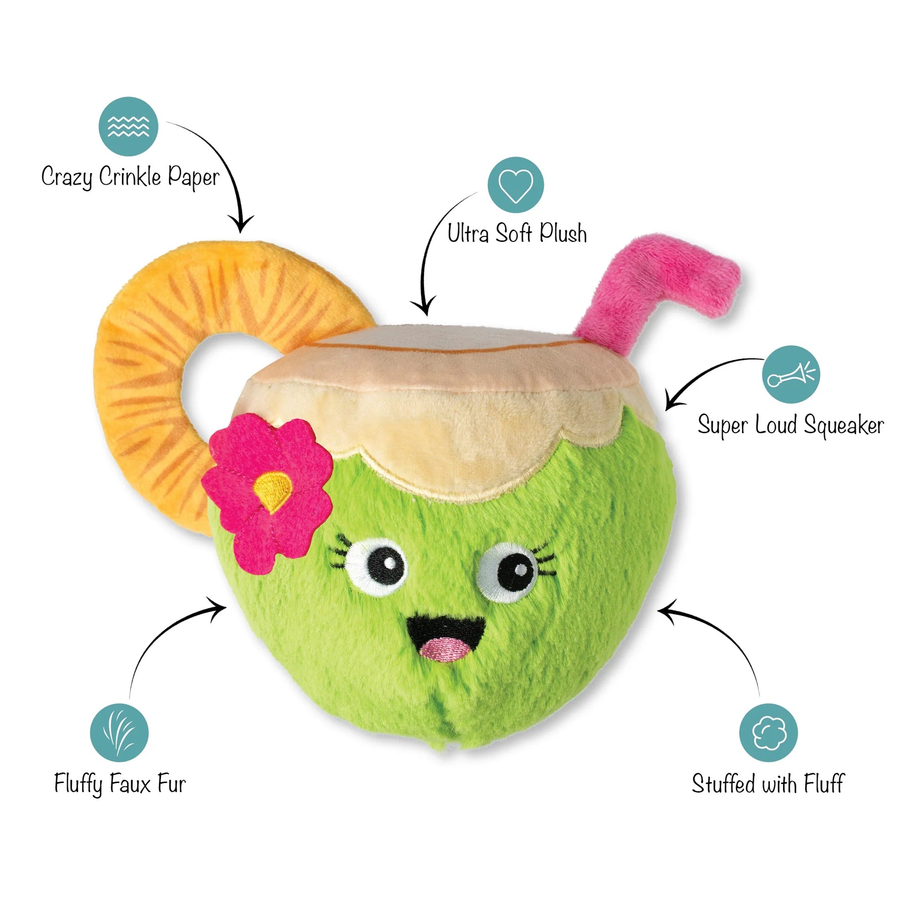 Petshop by Fringe Studio - Dog Toy Coc-Nuts About You