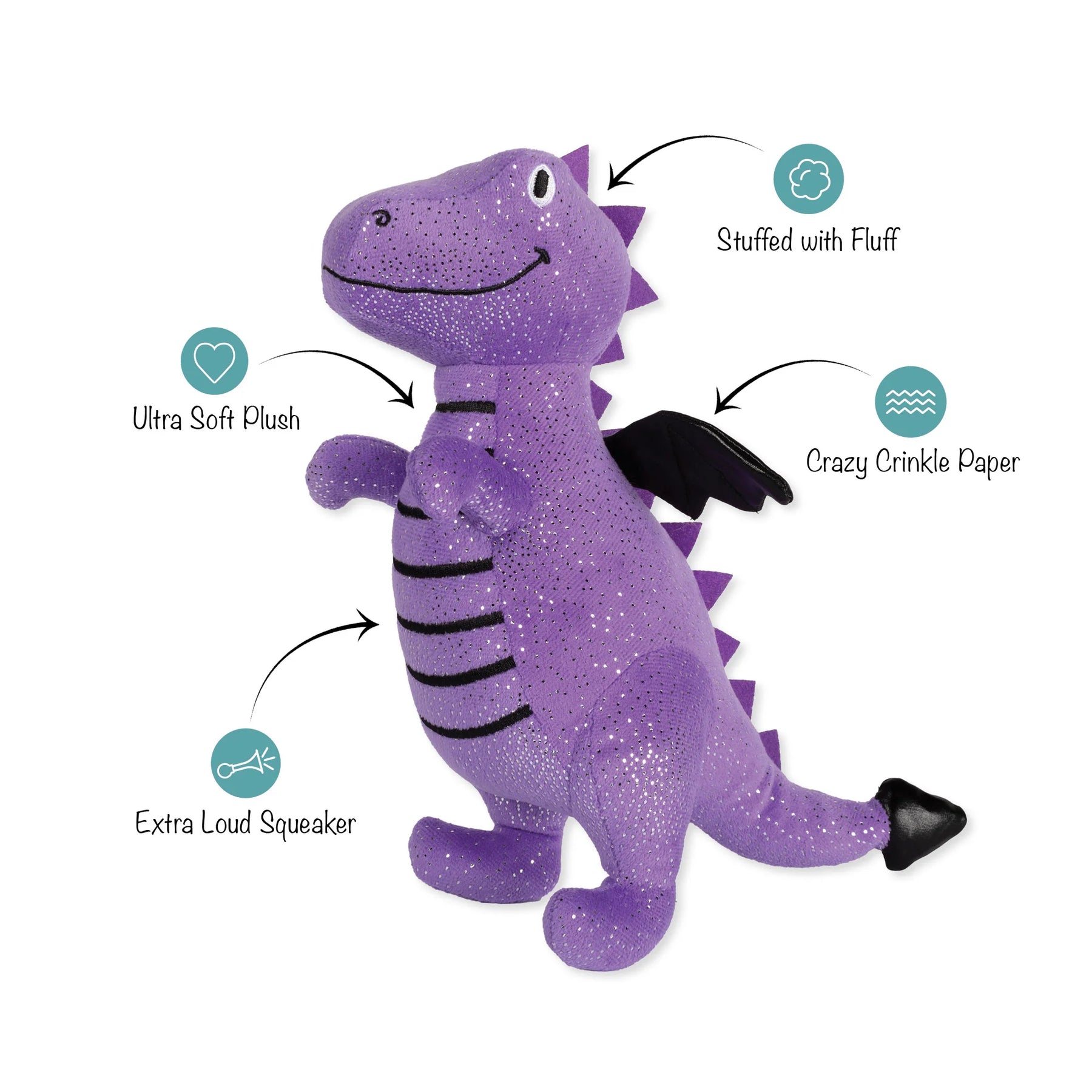 Petshop by Fringe Studio - Dog Toy DONT BE A DRAG-ON