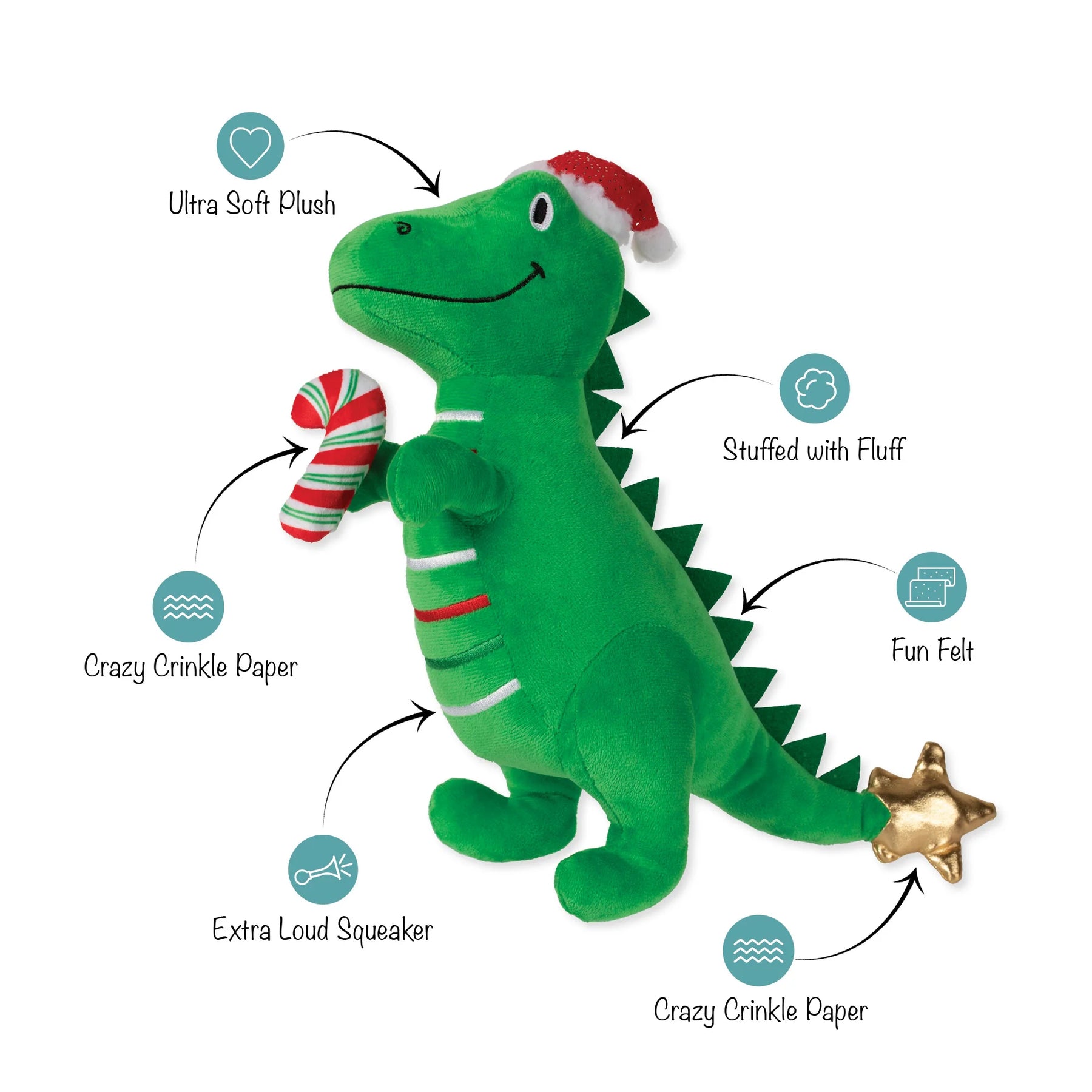 Petshop by Fringe Studio - Dog Toy Rex-Mas Is Here!