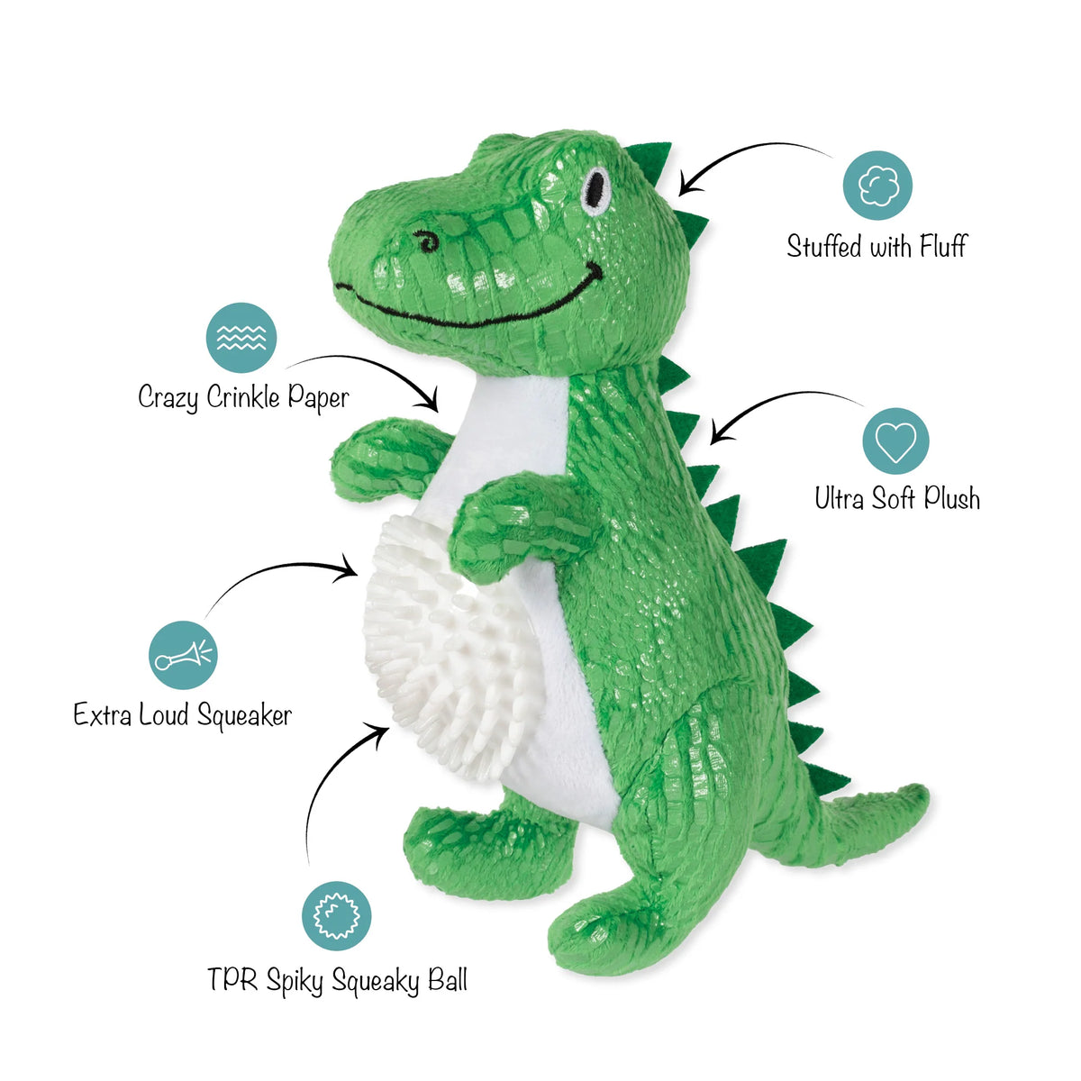 Petshop by Fringe Studio - Dog Toy Plush Roar And Explore