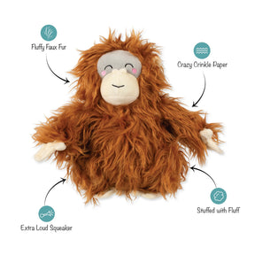 Petshop by Fringe Studio - Dog Toy Oranga Hug Orangutang