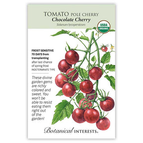 Botanical Interests, Inc. - Tomato Cherry Chocolate Organic Seeds