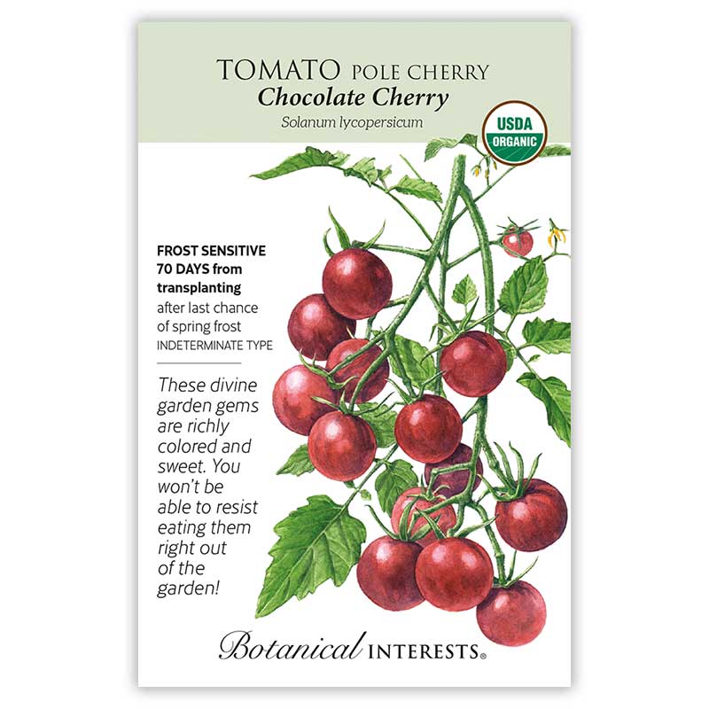Botanical Interests, Inc. - Tomato Cherry Chocolate Organic Seeds