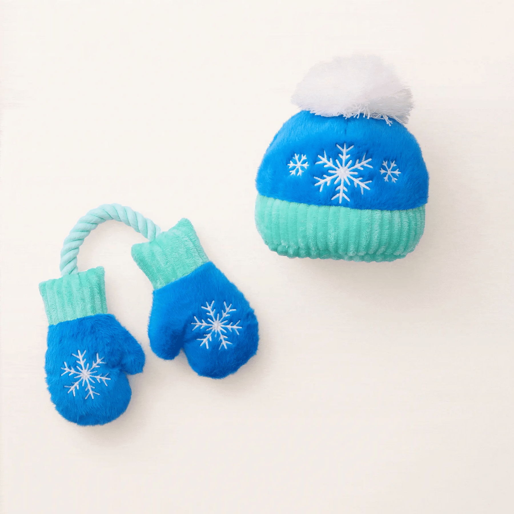 The Foggy Dog - Dog Toy Snow Much Fun Mittens & Hat
