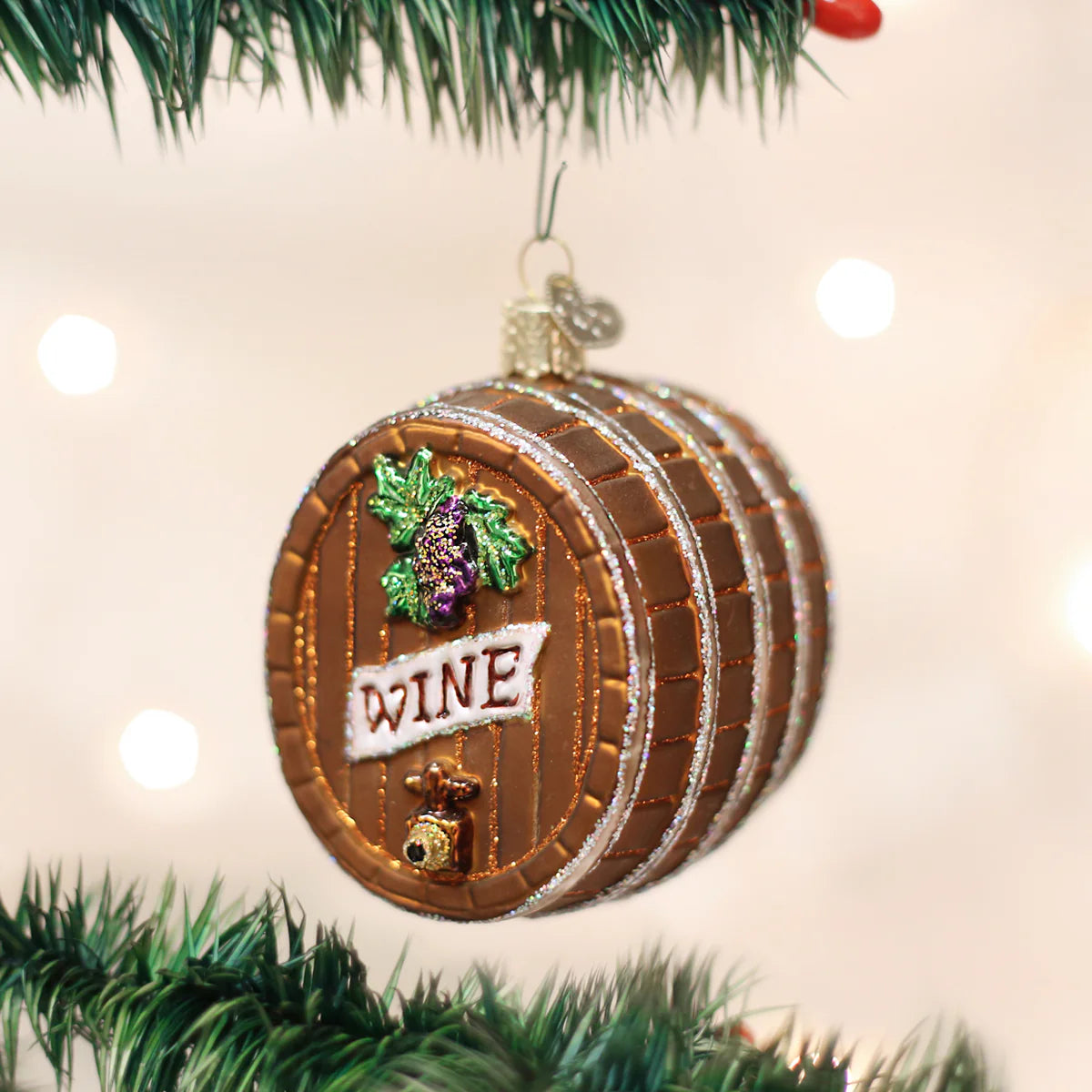 Old World Christmas - Wine Barrel Ornament