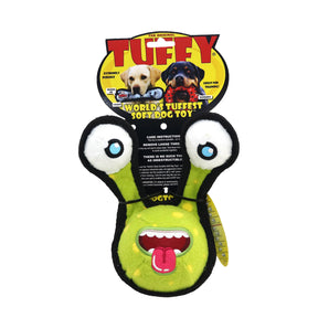 Tuffy Dog Toys - Tuffy Alien Ball Green 2 Eye